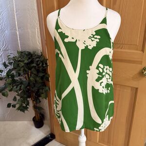 Porridge Anthropology Women Size XS Green Floral‎ Tank Top Layered Boho Festival